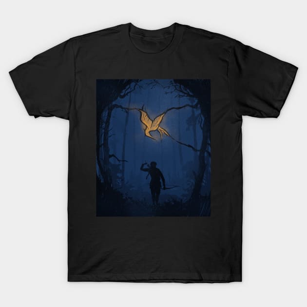 Hunger Games Woods T-Shirt by Uwaki